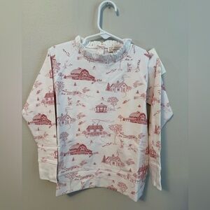 The Beaufort Bonnet Company York Town Toile With Worth Avenue White Crewneck